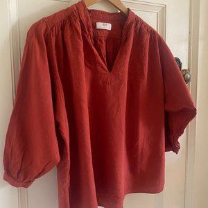 Uniqlo Peasant Boho Blouse